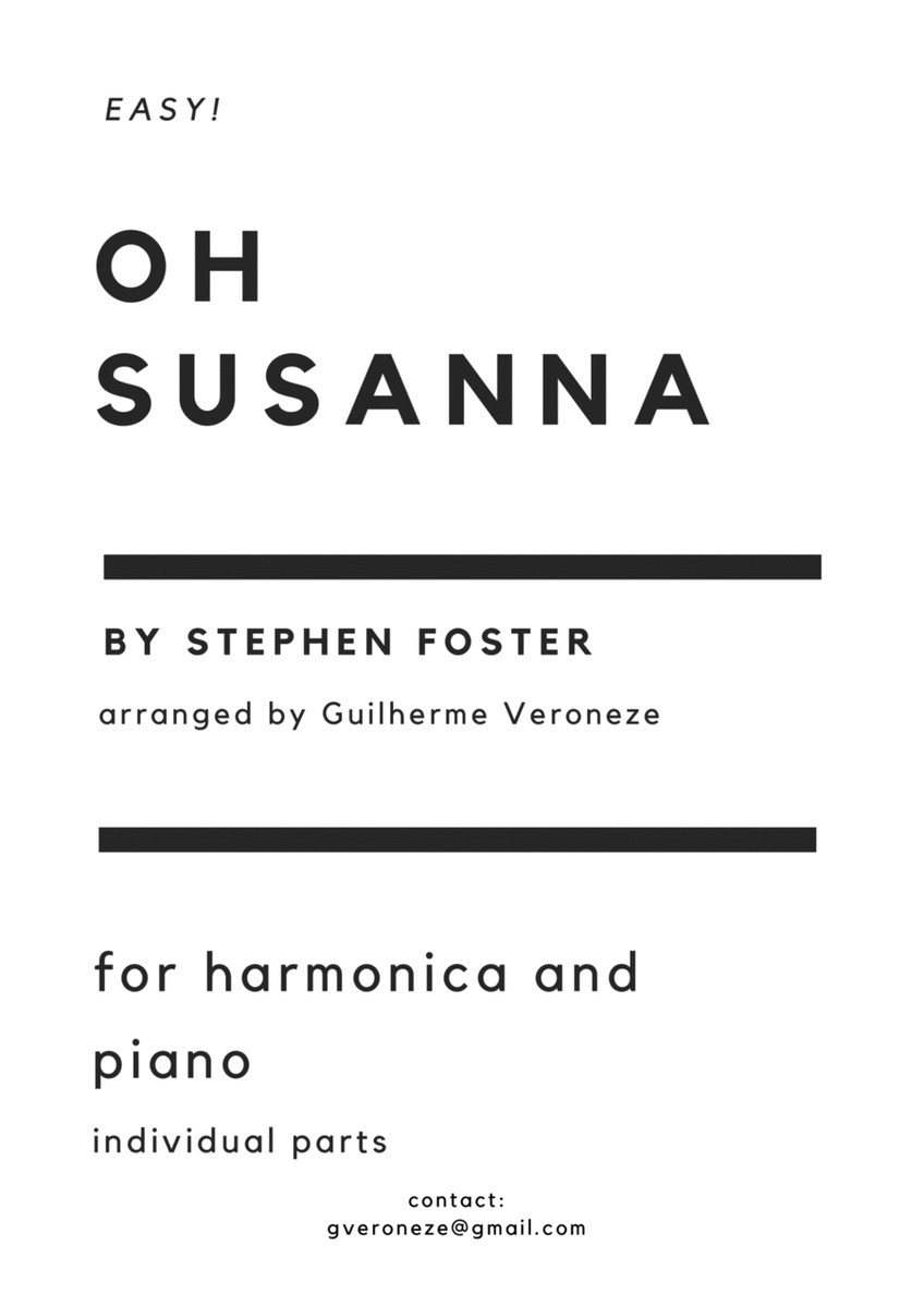 Oh Susanna (Harmonica + piano) image number null