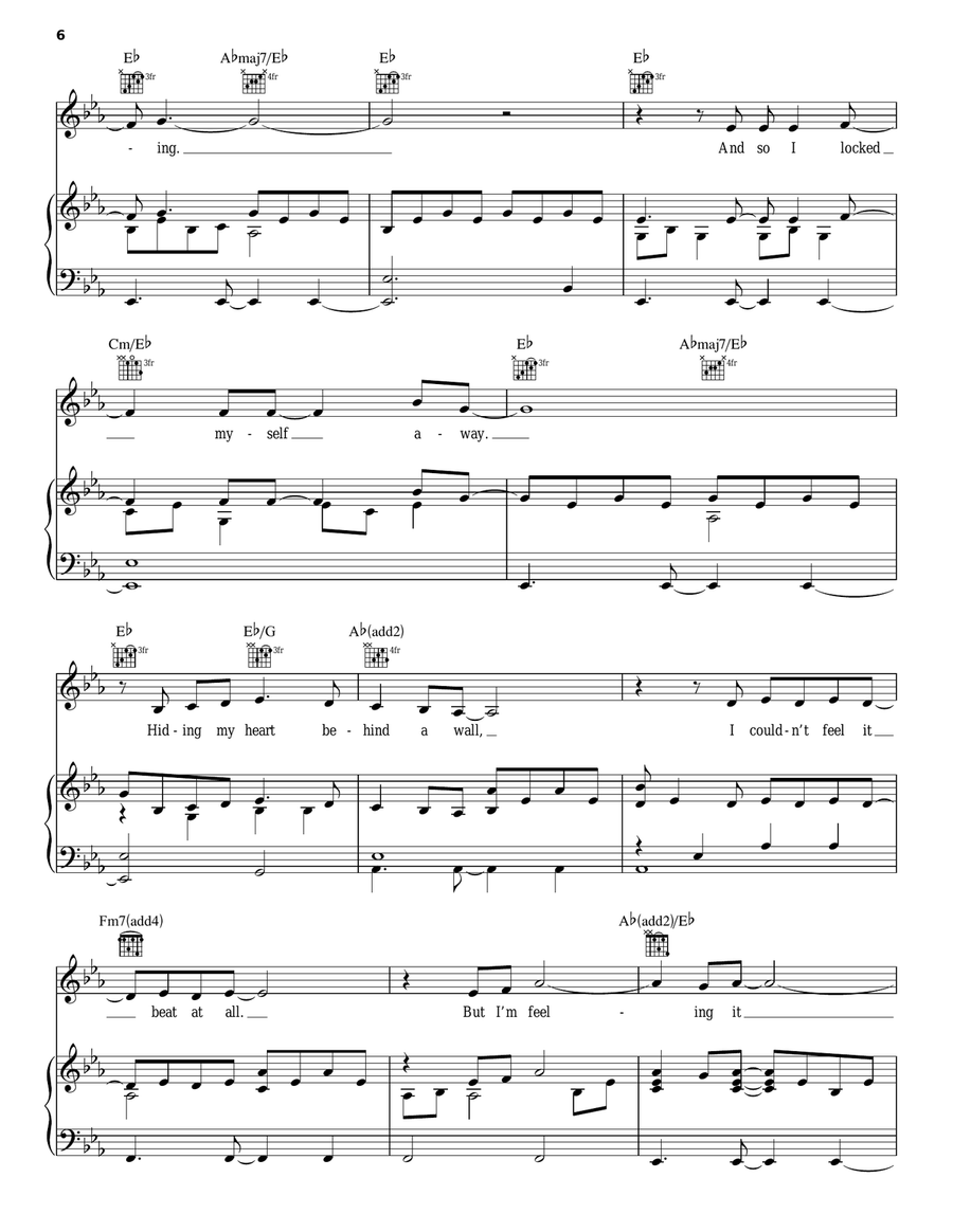 Nothing Stops Another Day Guitar scores gallery preview page 6
