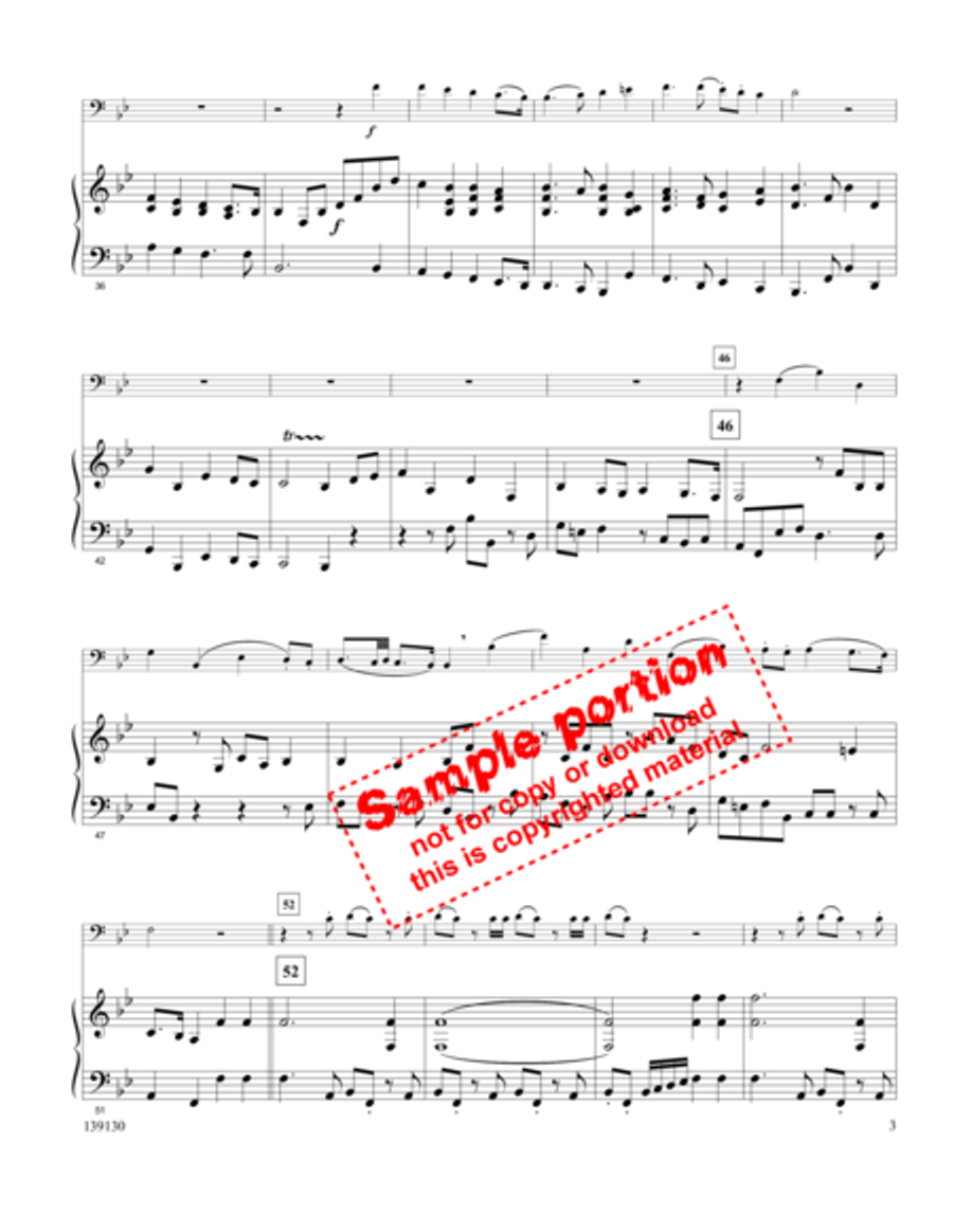 Hallelujah Chorus Flute scores gallery preview page 4
