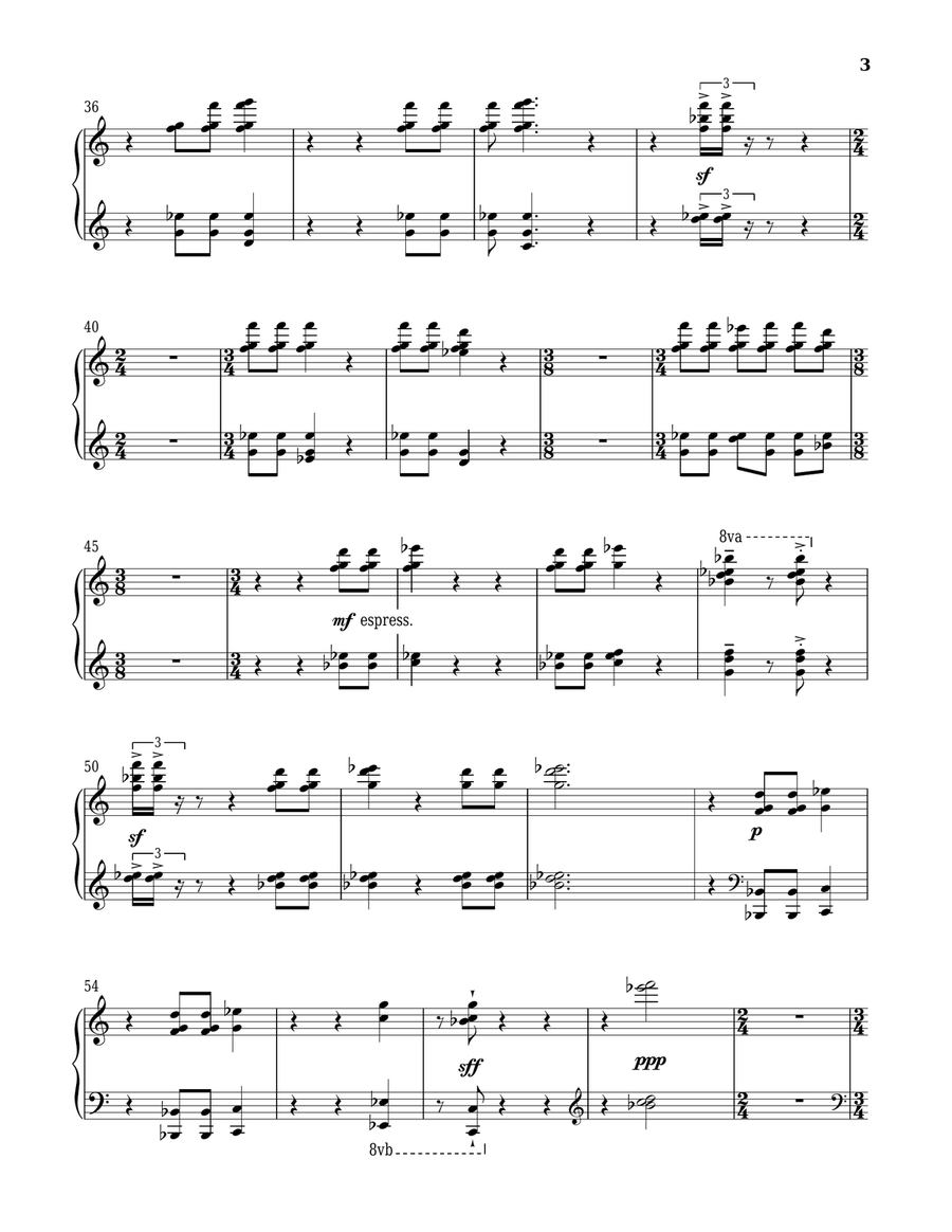 Color And Light Piano Solo scores gallery preview page 3