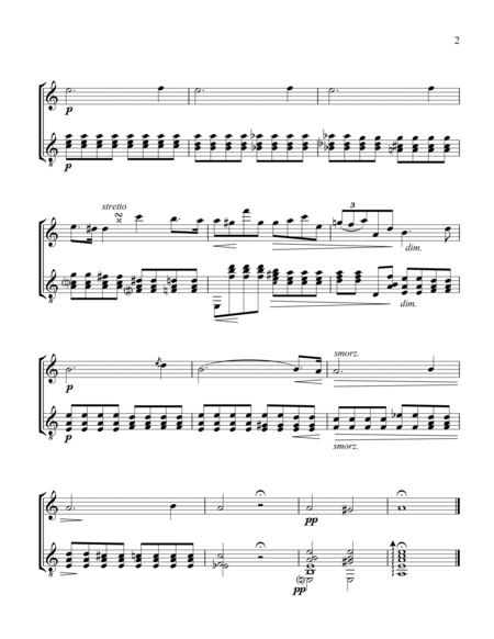 Prelude op. 28 No. 4 & 7 for violin and guitar image number null