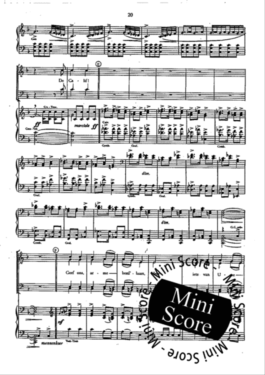 Sur un Marche Persan 4-Part scores gallery preview page 23