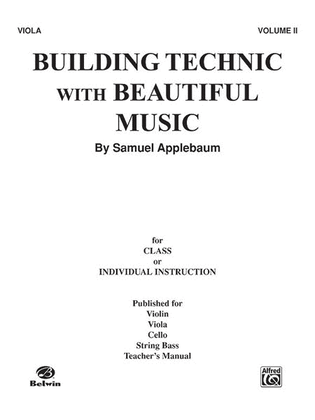 Book cover for Building Technic With Beautiful Music, Book 2