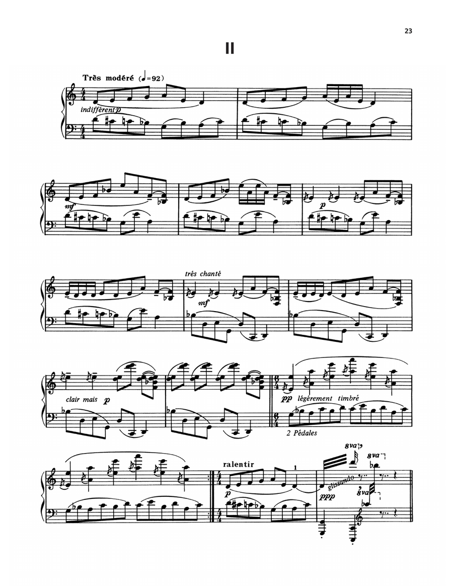 Mouvements Perpetuel Two Piano Solo scores gallery preview page 1