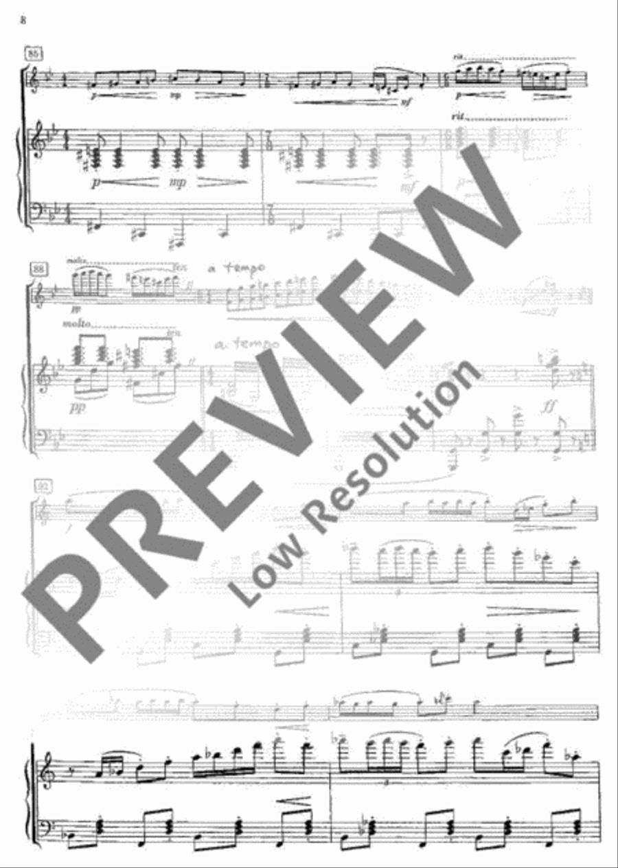 Serenade and Dance Violin Solo scores gallery preview page 9