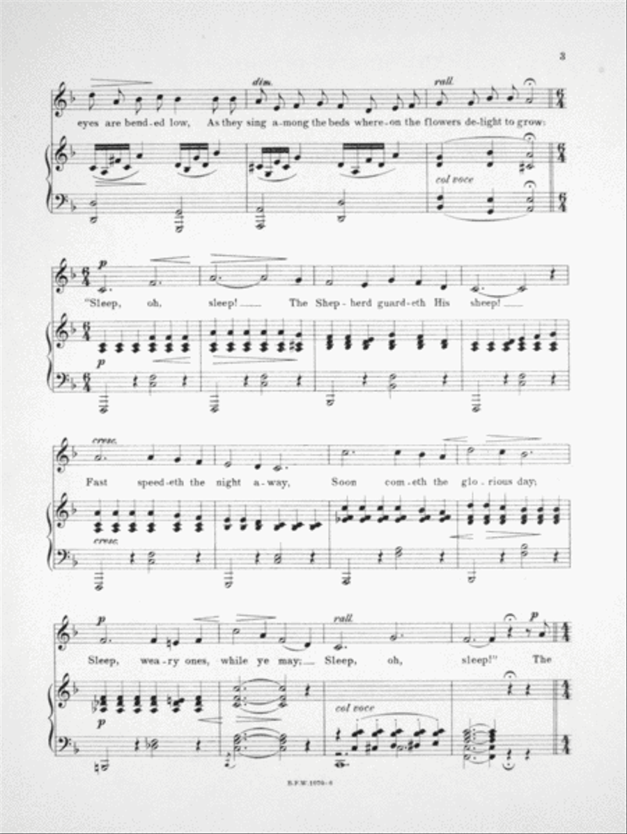 The Singing In God's Acre Voice scores gallery preview page 3