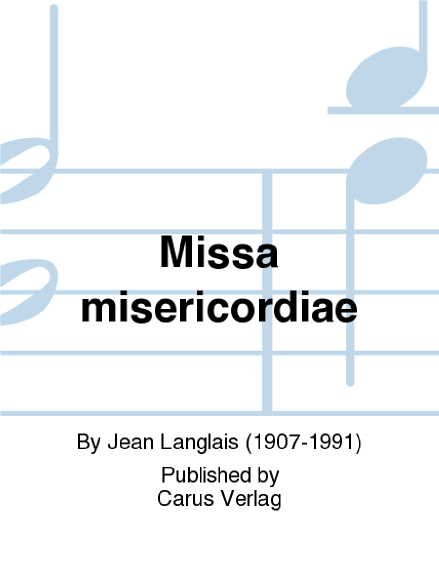 Missa misericordiae STB scores gallery preview page 1