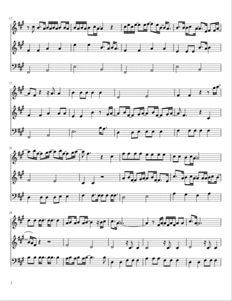 Wonderwall String Trio scores gallery preview page 2