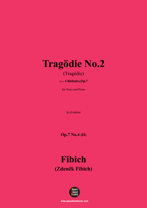 Book cover for Fibich-Loreley,in a minor ,OpFibich-Tragödie No.1(Tragédie),in C Major ,Op.7 No.4(I).7 No.3