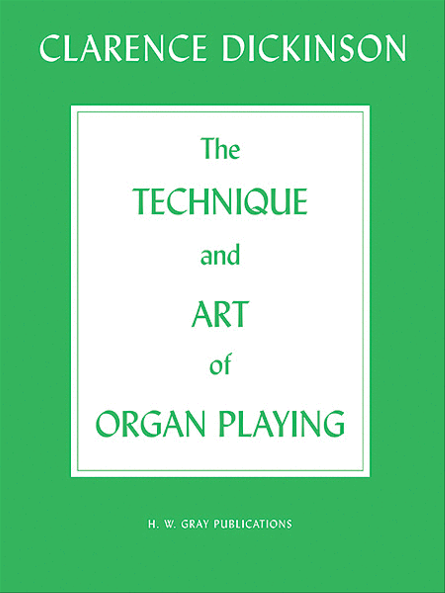 Technique and Art of Organ Playing Organ - Sheet Music