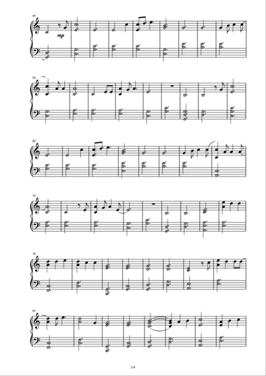Say Something Say Something Piano Solo scores gallery preview page 2