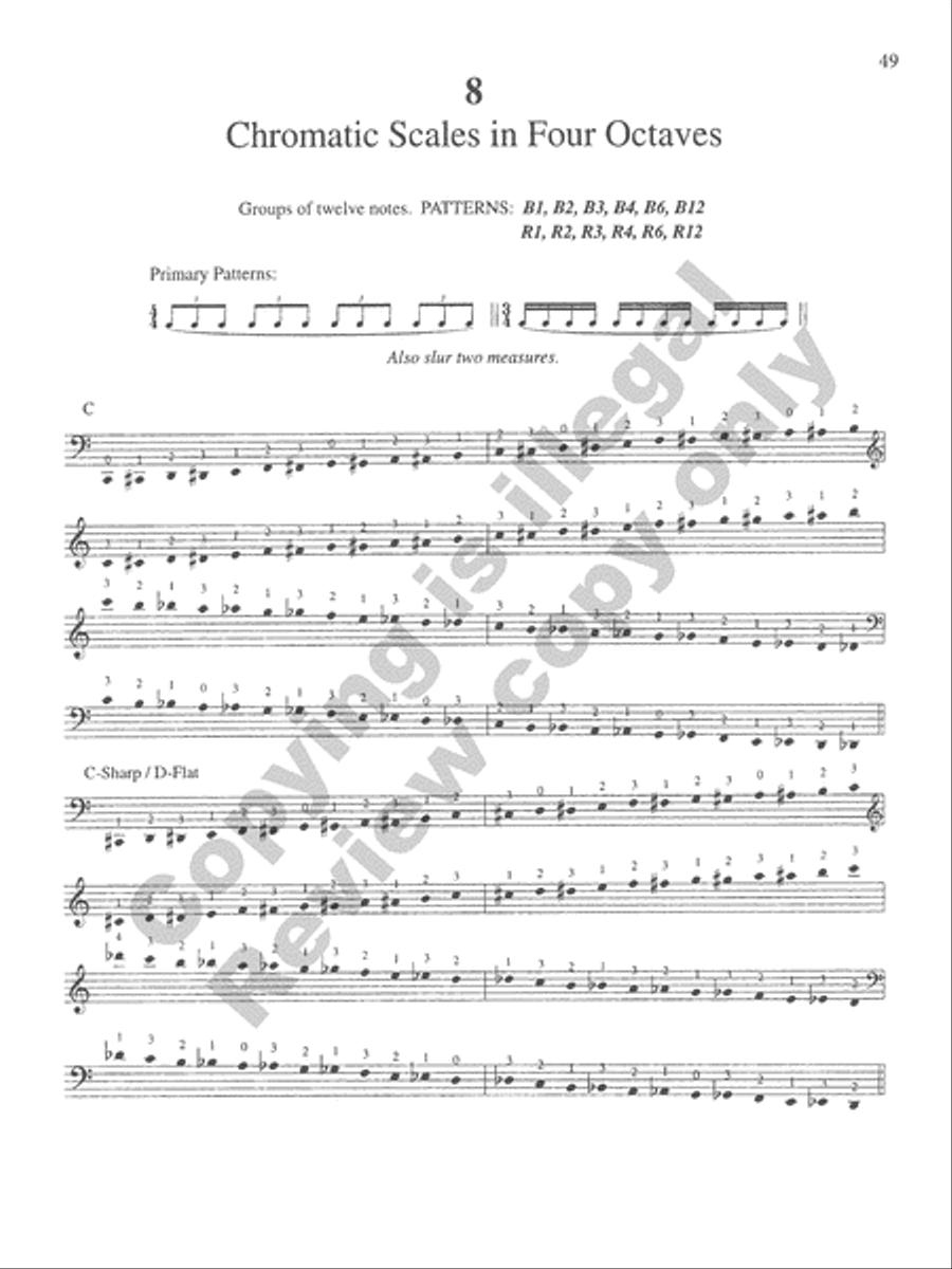 The Galamian Scale System for Violoncello (Volume 1)