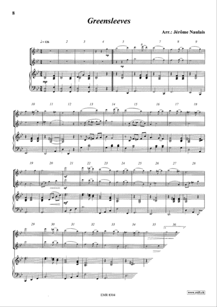Album Volume 4 Flute Duet scores gallery preview page 5