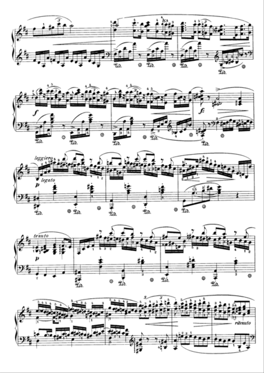 Chopin Sonata No 3 op 58 ( Complete) Piano Solo scores gallery preview page 4