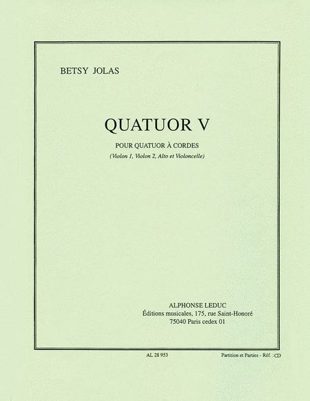 Quatuor V (quartet-strings)