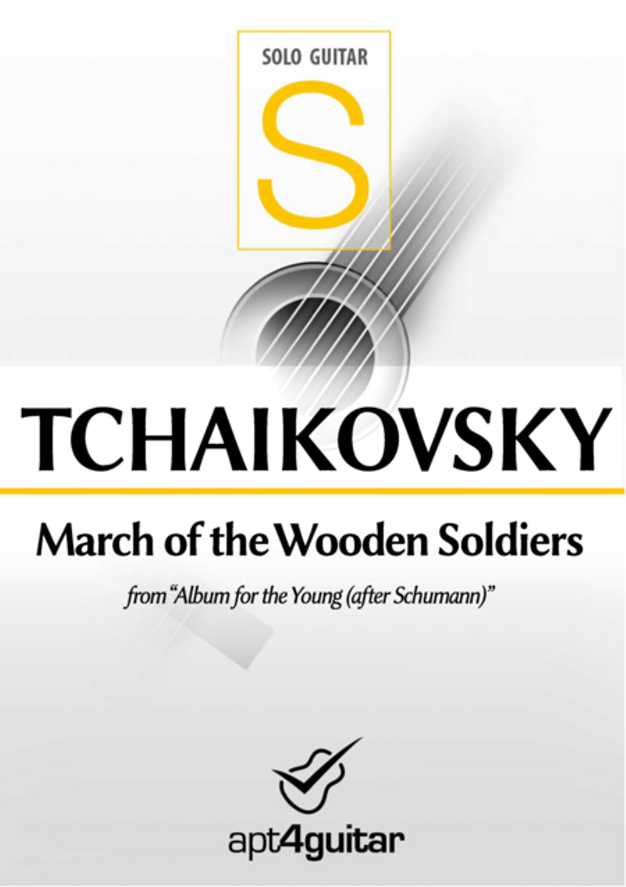 March of the Wooden Soldiers Classical Guitar scores gallery preview page 1