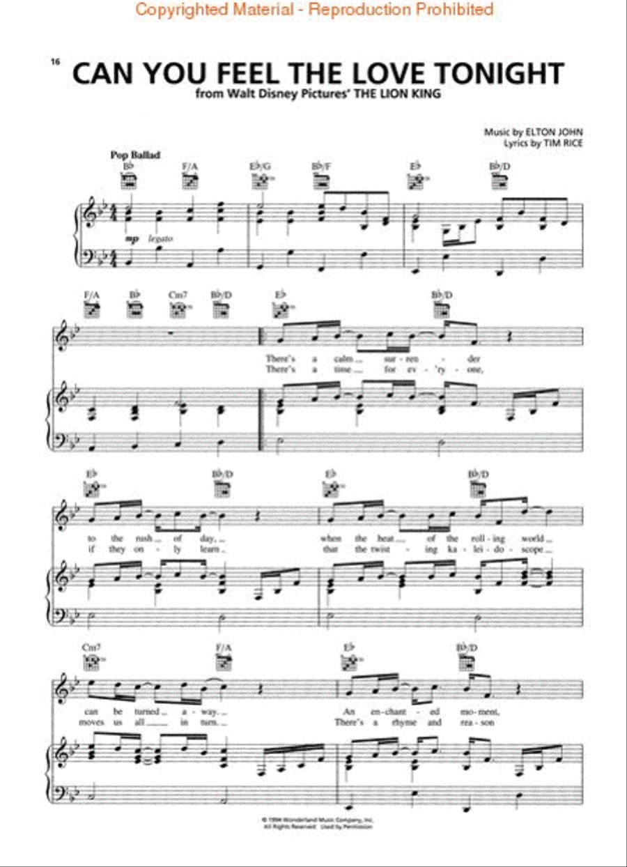 Ultimate Movie Music - 2nd Edition Piano, Vocal, Guitar scores gallery preview page 4