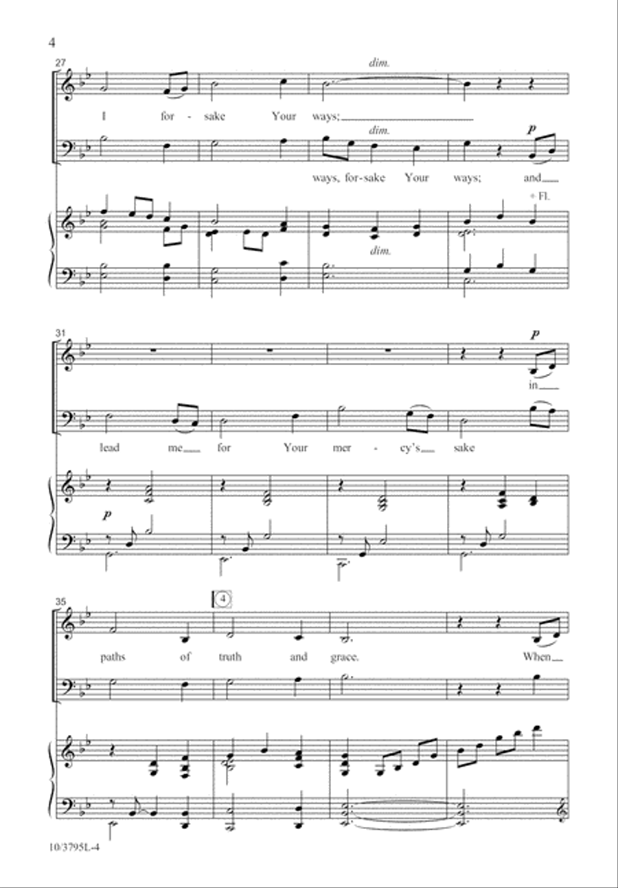 My Shepherd Will Supply My Need 2-Part scores gallery preview page 5