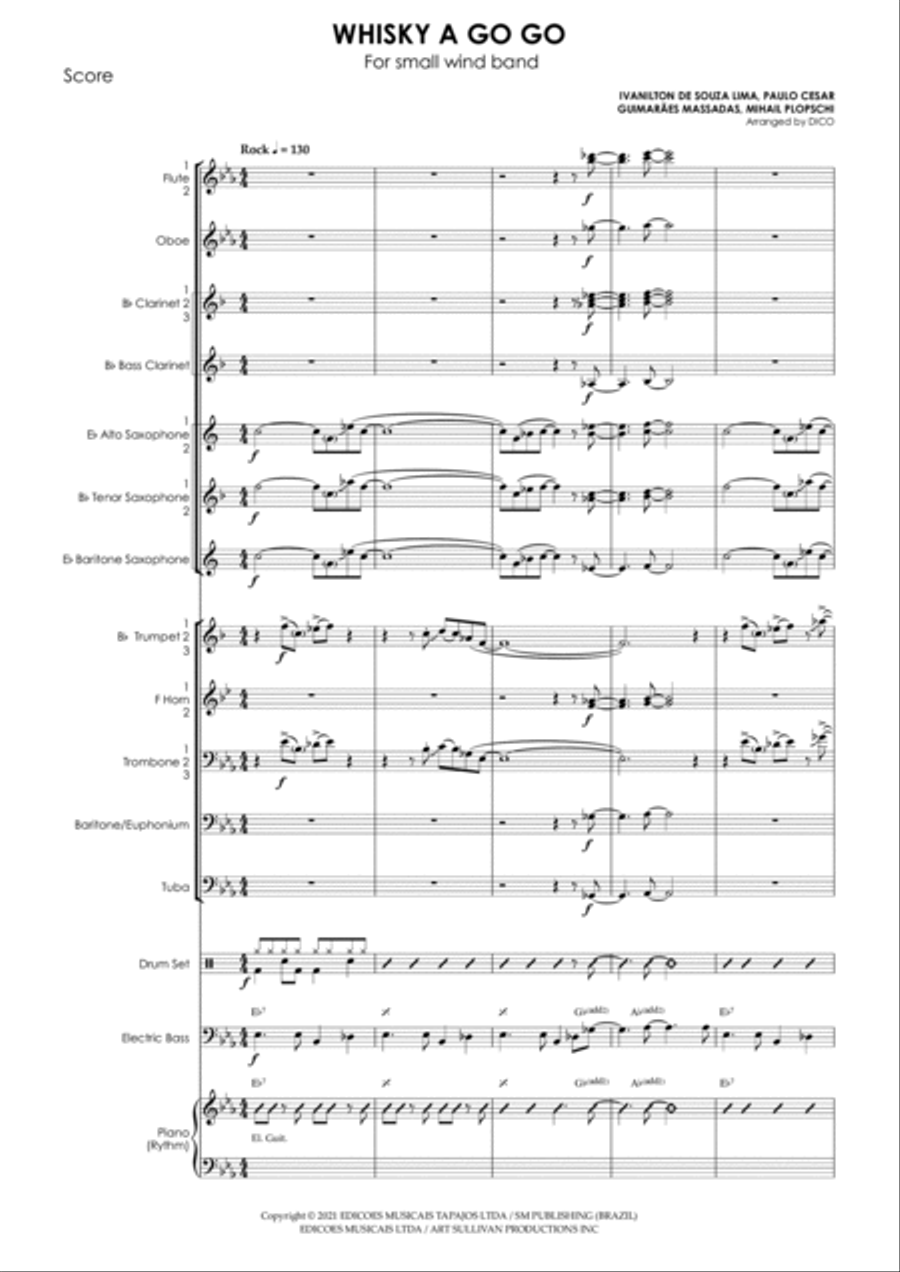 Whisky A Go Go Concert Band scores gallery preview page 4