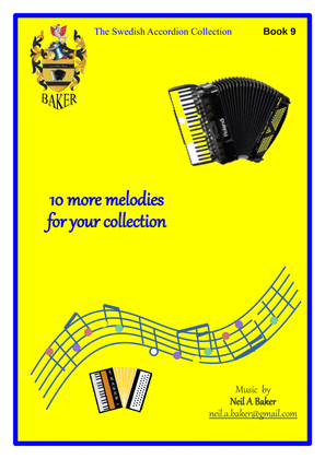 Book cover for The Swedish Accordion Collection Book 9