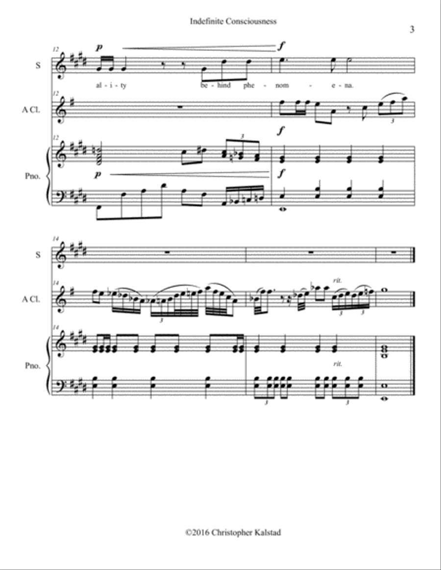 Indefinite Consciousness Small Ensemble scores gallery preview page 4