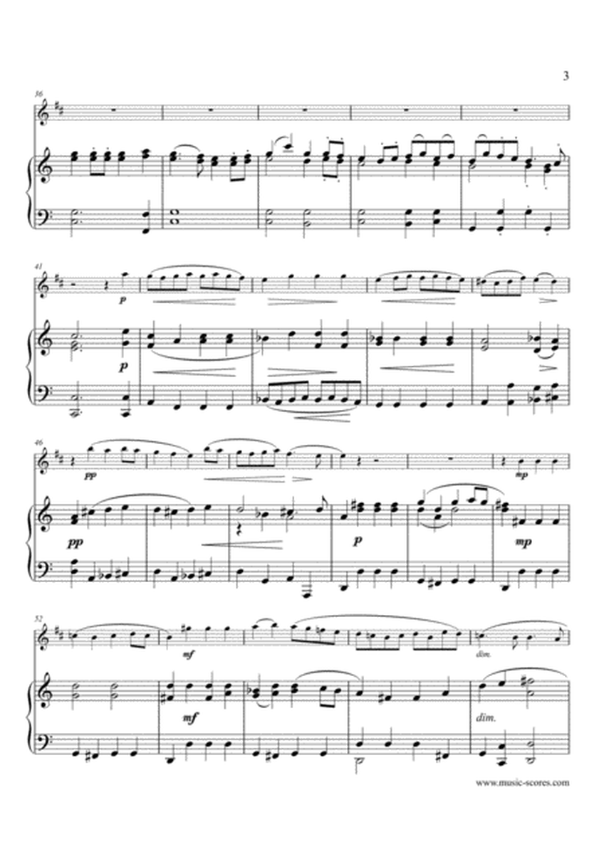 Rondeau - Bridal Fanfare - Trumpet and Piano - C major image number null