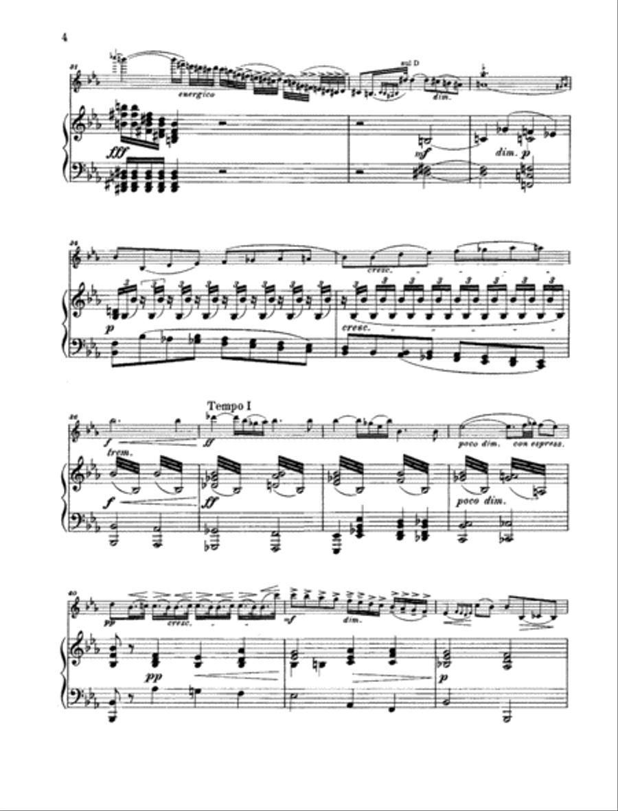 Rêverie Violin Solo scores gallery preview page 4