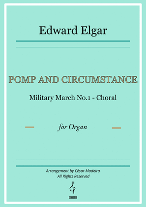 Book cover for Pomp and Circumstance No.1 - Organ Solo (Full Score)