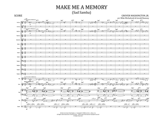 Make Me A Memory (Sad Samba)