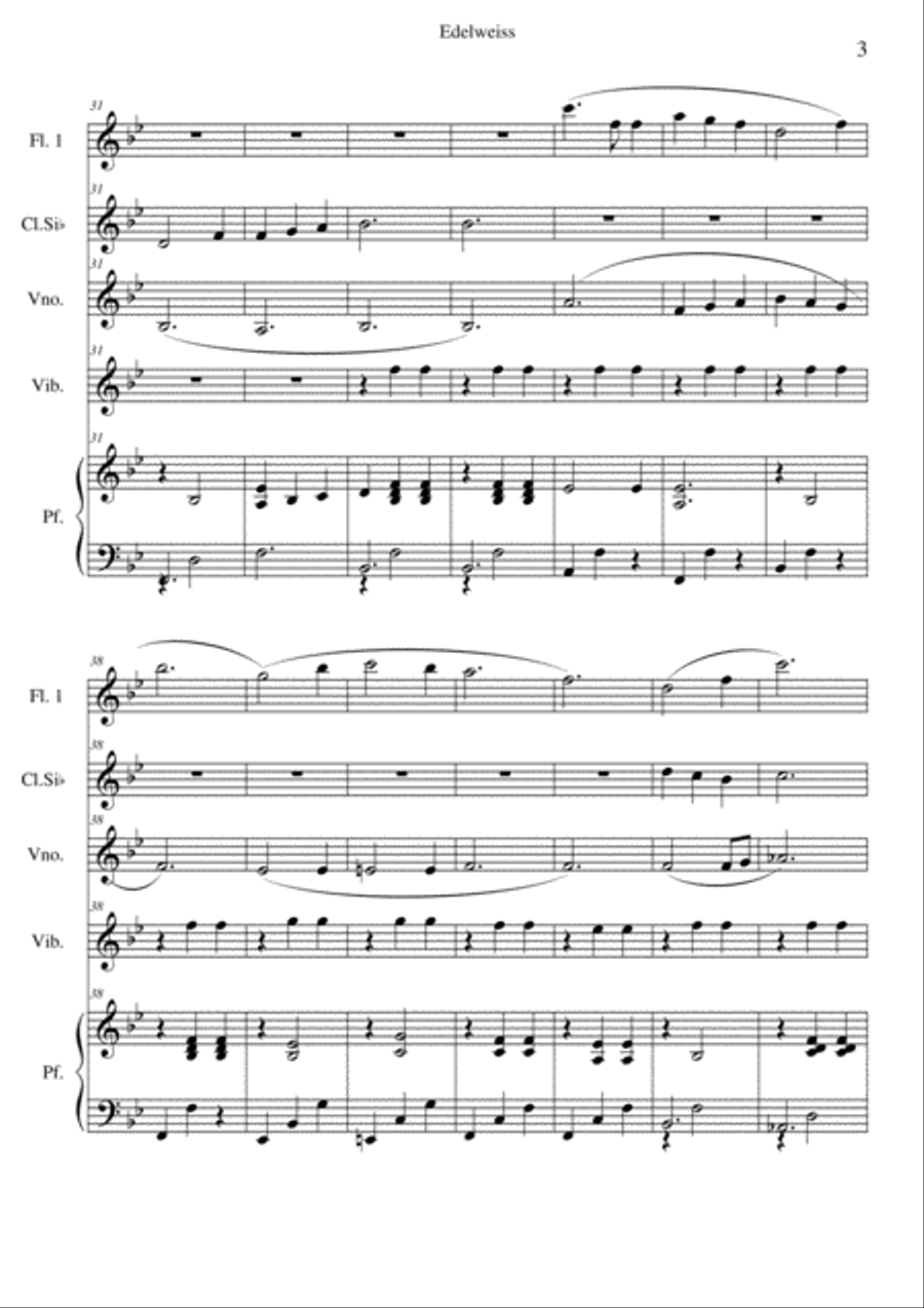 Edelweiss Edelweiss Small Ensemble scores gallery preview page 3