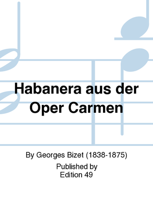 Book cover for Habanera aus der Oper Carmen