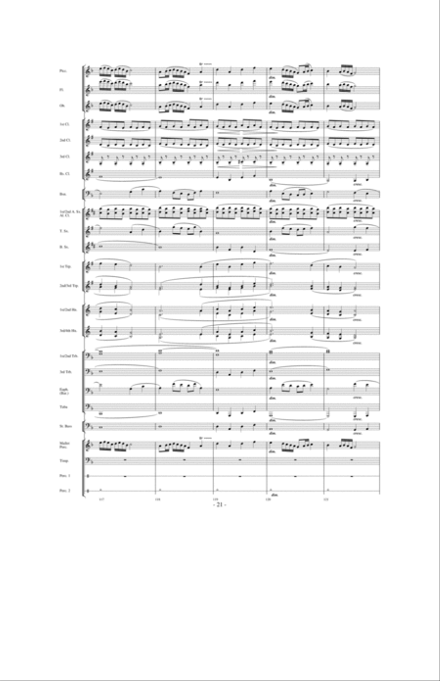 Moonscape Moonscape Concert Band scores gallery preview page 20