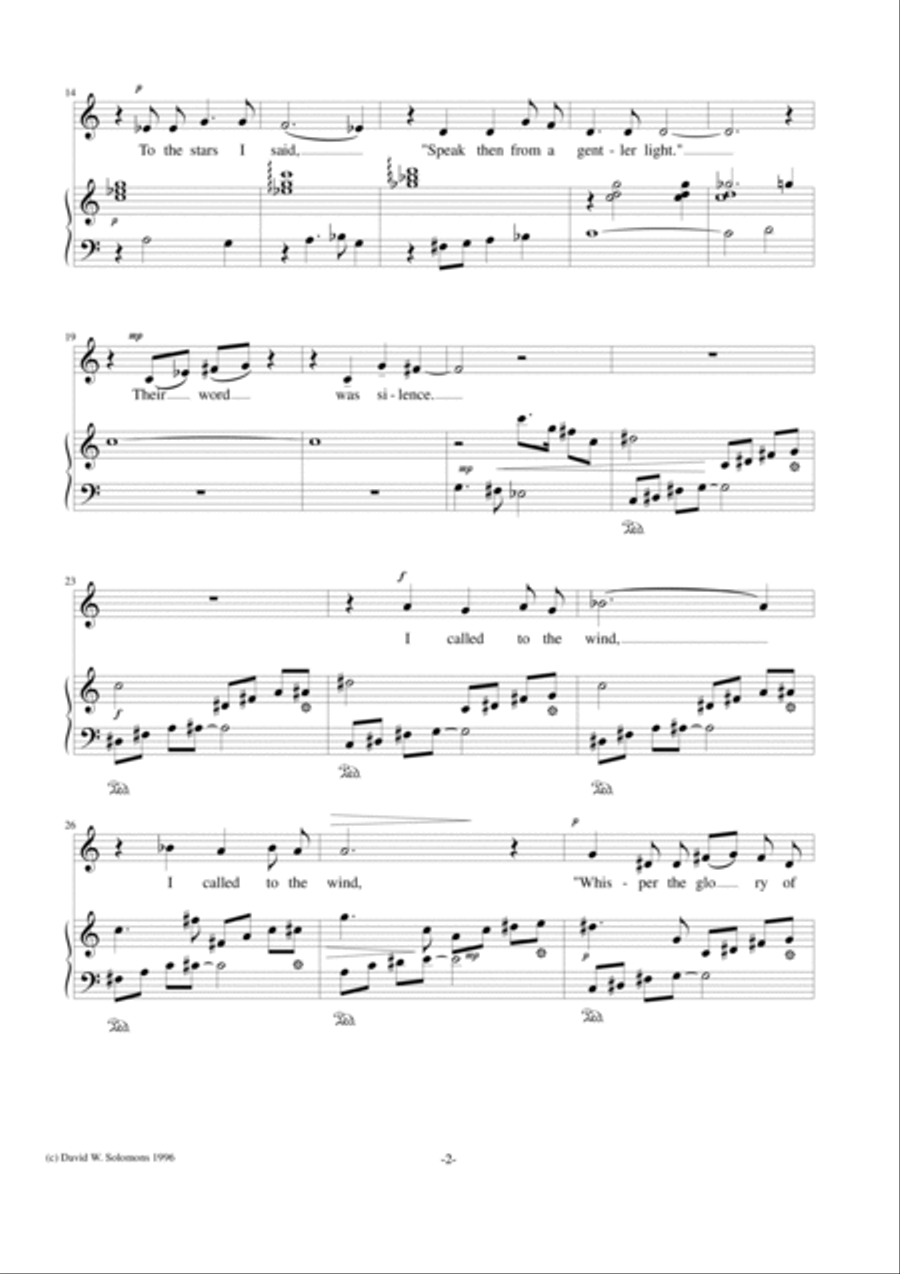 Christmas Haikus for Baritone and Piano Voice Solo scores gallery preview page 2