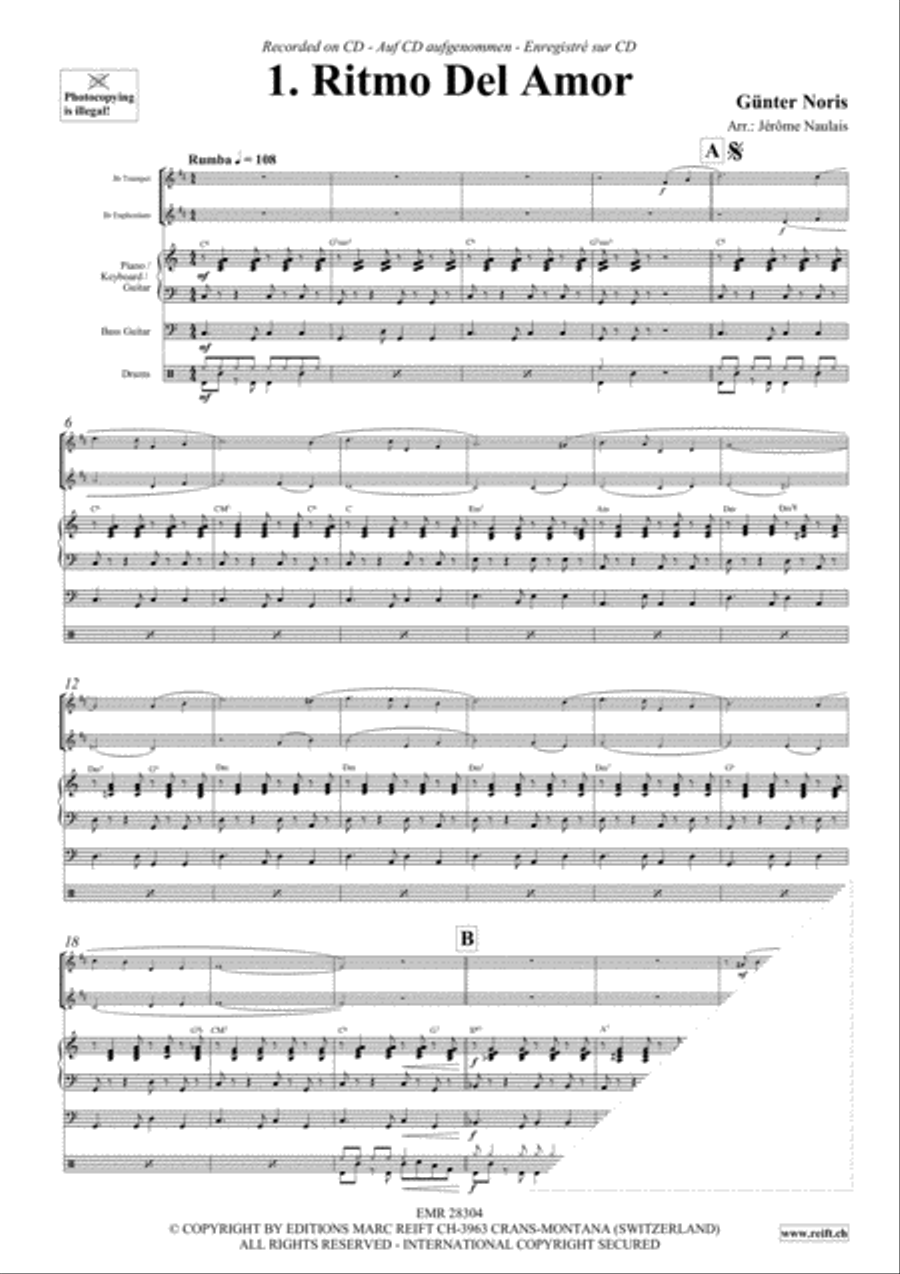 Let's Dance Volume 5 Brass Ensemble scores gallery preview page 3