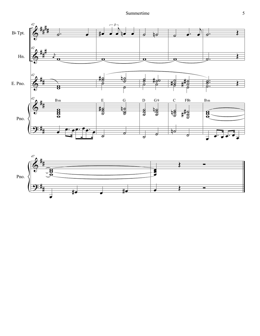 Summertime Brass Duet scores gallery preview page 5