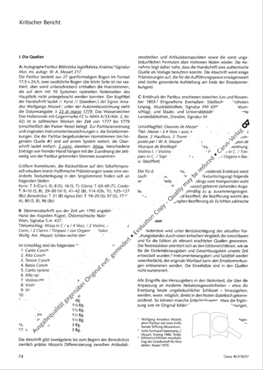 Mass in C (Missa in C)