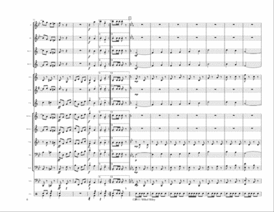 March Bellissimo March Bellissimo Concert Band scores gallery preview page 6