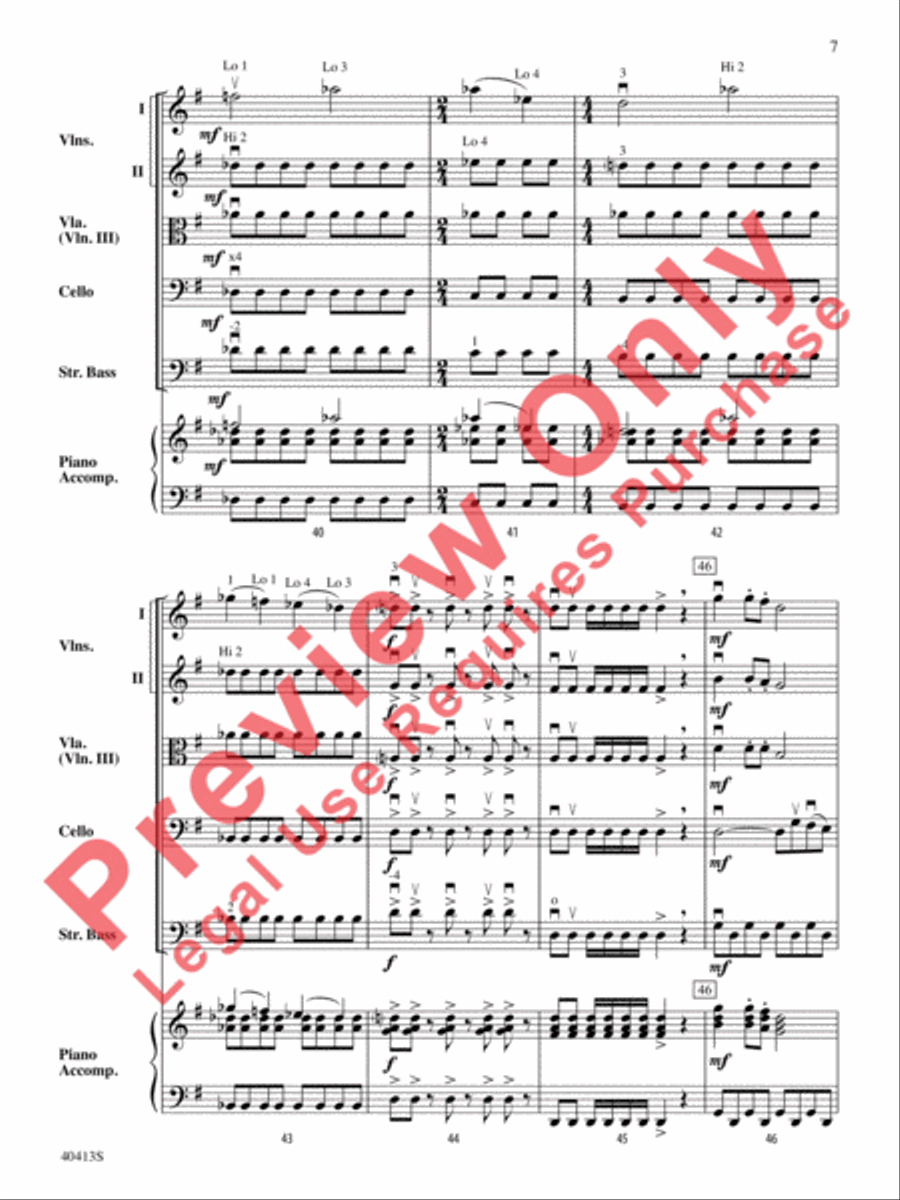 Strolling String Orchestra scores gallery preview page 8