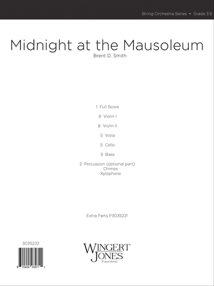 Midnight at the Mausoleum (Score) String Orchestra scores gallery preview page 1
