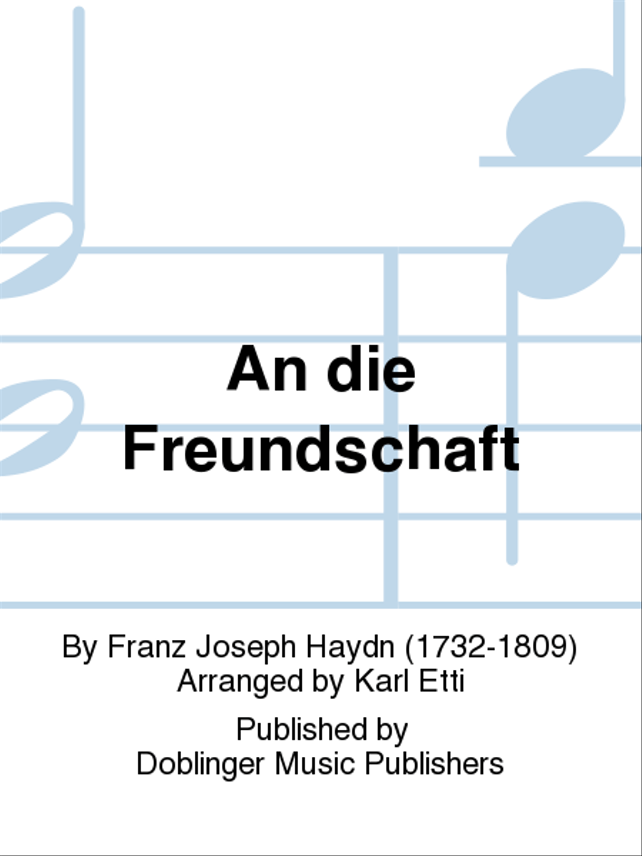An die Freundschaft TTBB scores gallery preview page 1