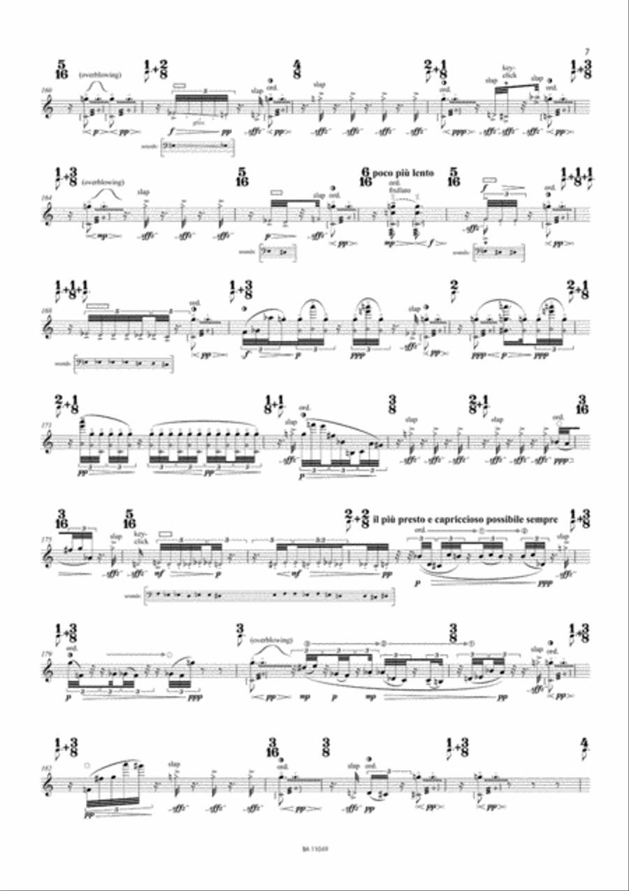 beyond (a system of passing) for solo flute Flute Solo scores gallery preview page 3