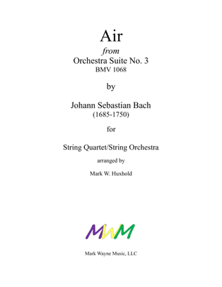 Air from Orchestra Suite No. 3 in D major, BWV 1068