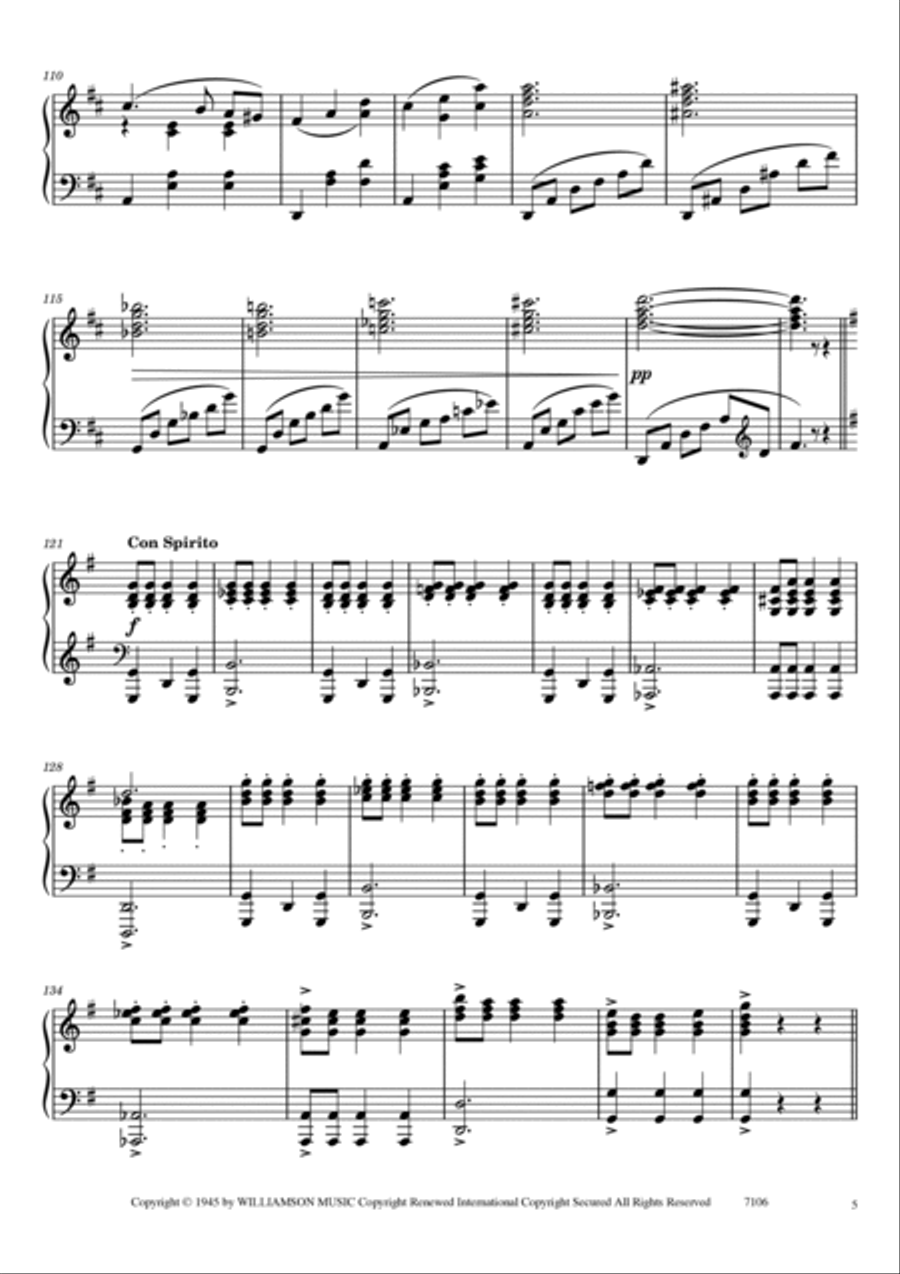 The Carousel Waltz Piano Solo scores gallery preview page 5