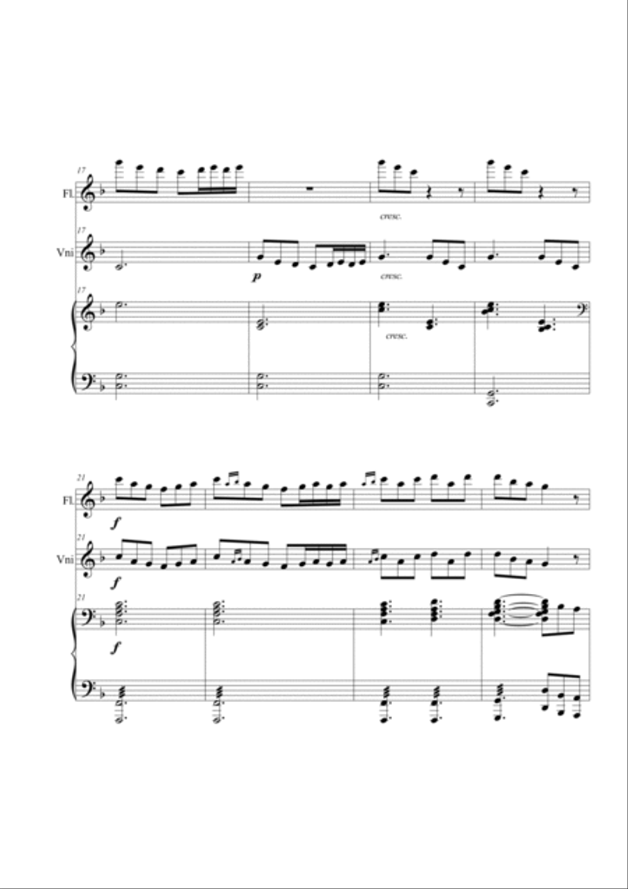The Morning Mood Trio The Morning Mood Trio Flute scores gallery preview page 3