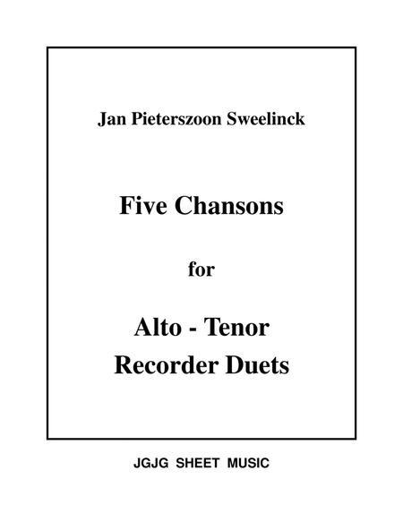 Eight Sweelinck Duets for A-T Recorders image number null