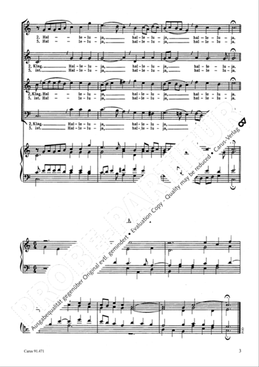 Gelobt sei Gott Gelobt sei Gott 4-Part scores gallery preview page 4