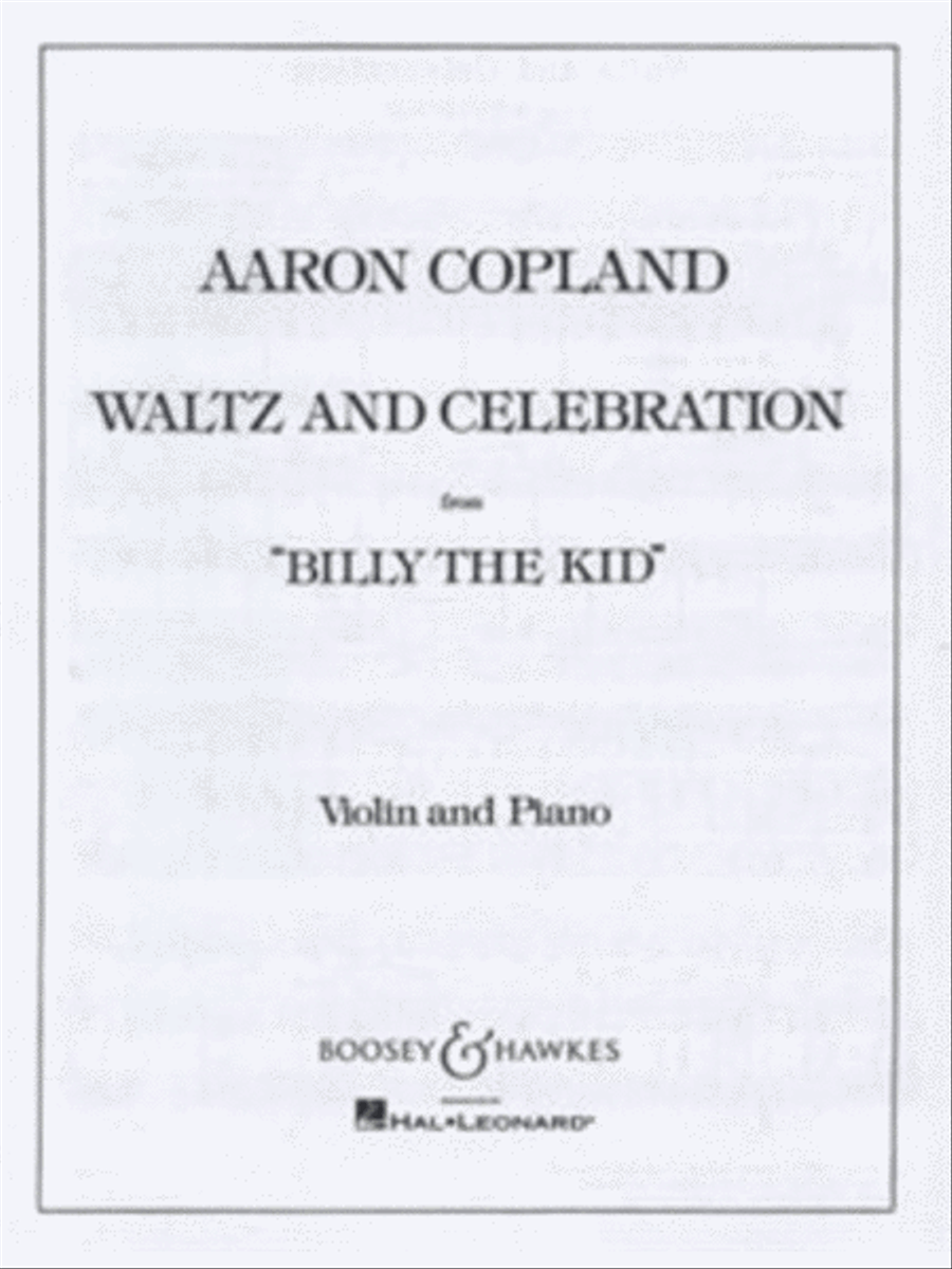 Waltz and Celebration (from Billy the Kid) Violin Solo scores gallery preview page 1
