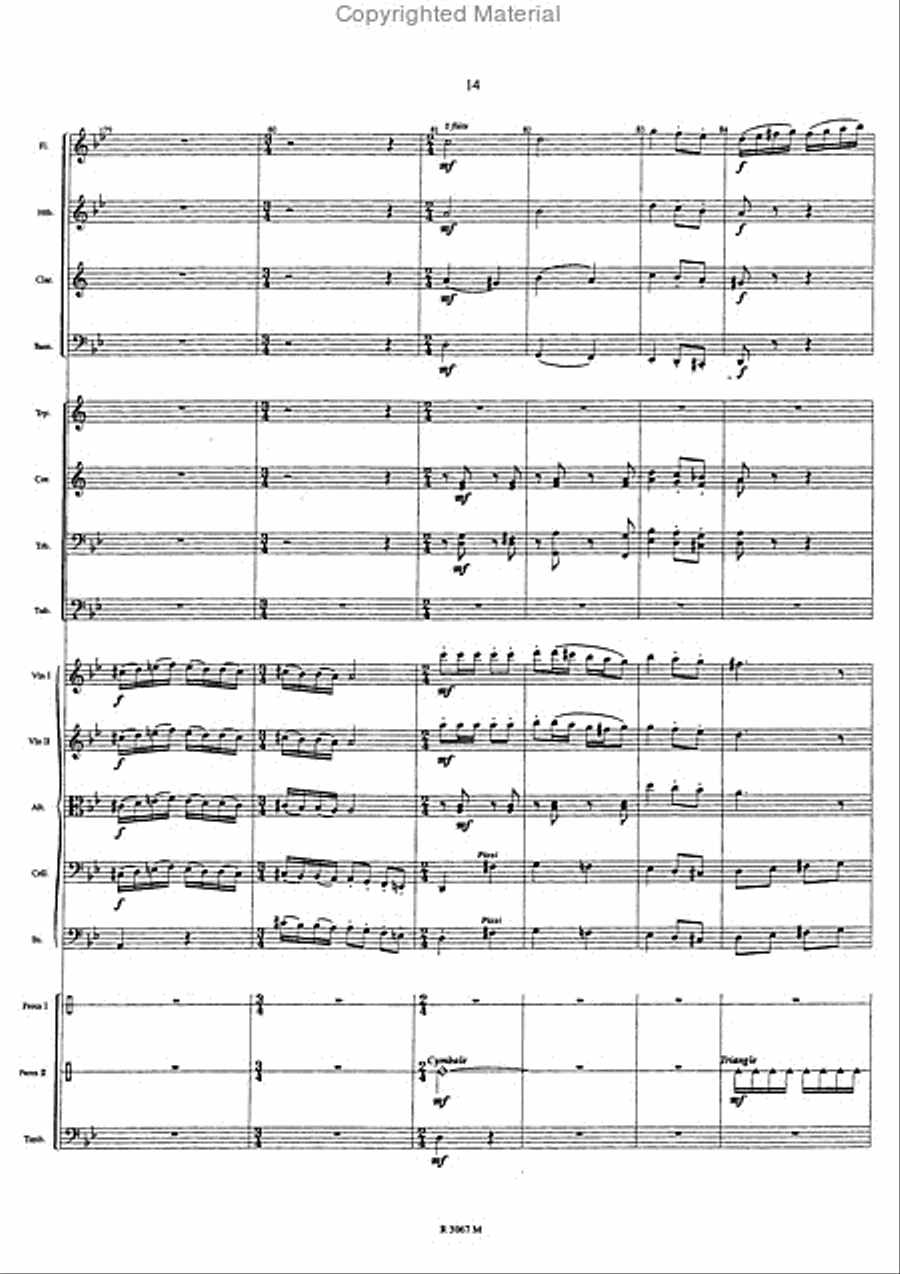 Ouverture sur des thèmes bosniaques Orchestra scores gallery preview page 15