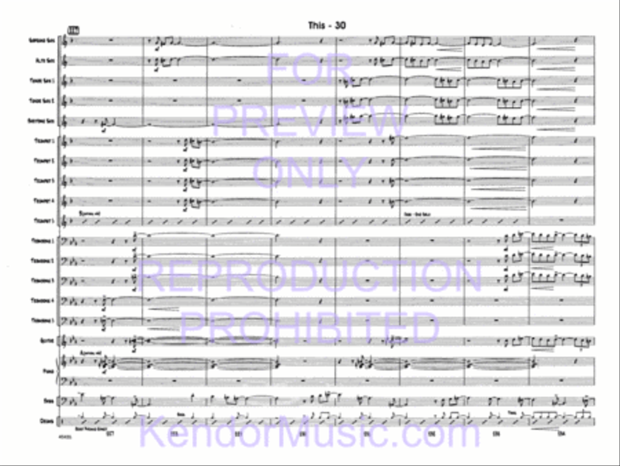 This Jazz Ensemble scores gallery preview page 32