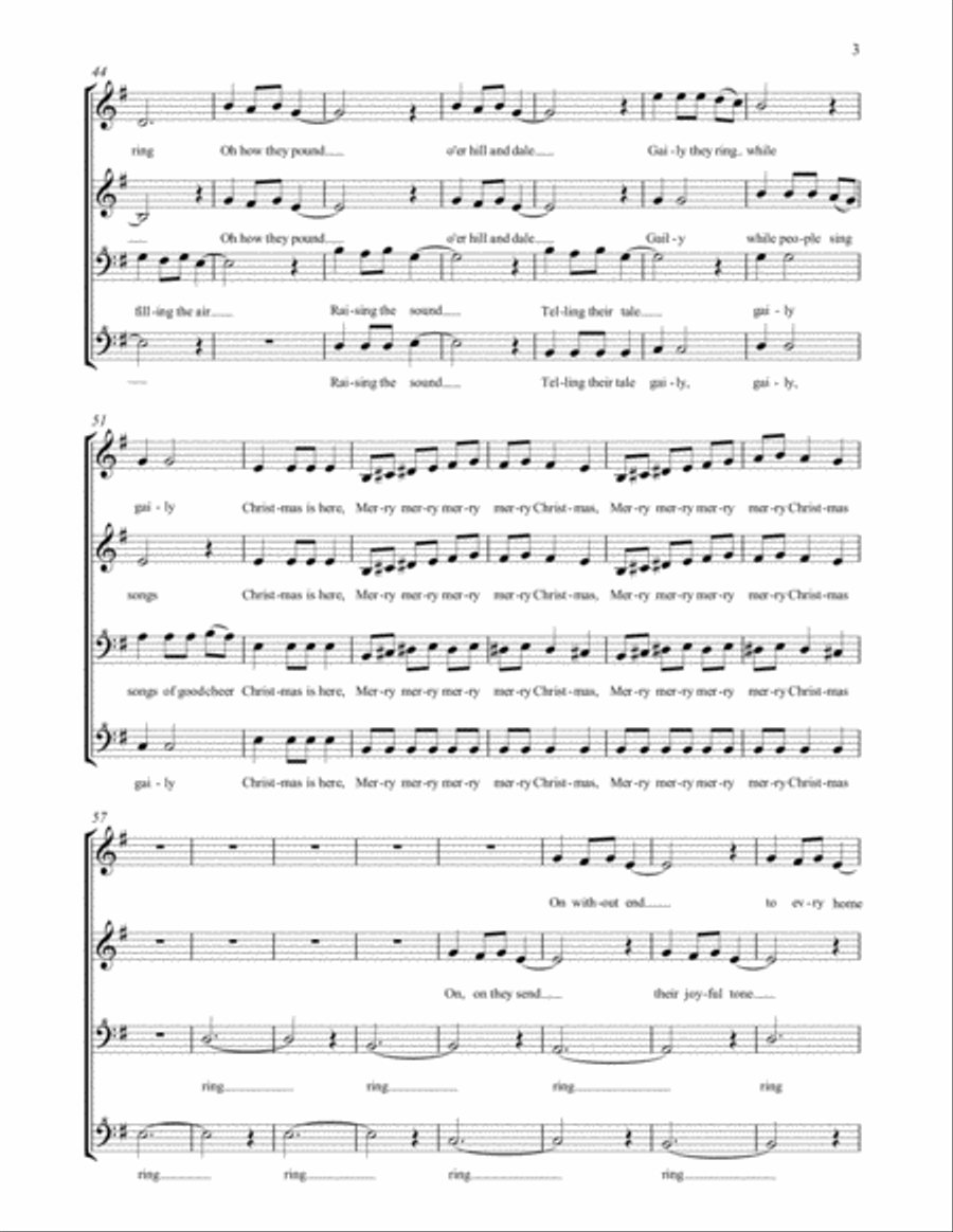 Carol of the Bells SSAA scores gallery preview page 3